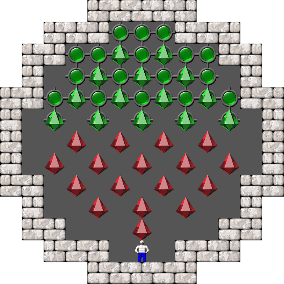 Sokoban Ghislain Martin Arranged level 18